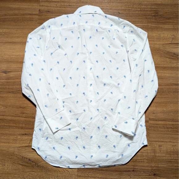 Bonobos Dress Shirt Mens 16-34 Stretch White Floral All Over Print Button Up - Picture 6 of 9